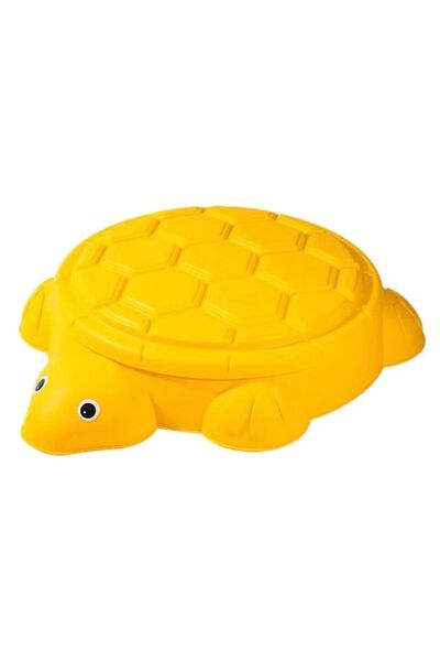 ALBADER Kids Turtle Sandbox with Lid 2in1 Sand & Water Play Table, Toddler Se...