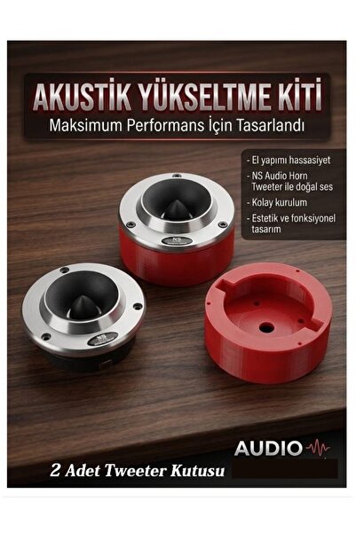 NS AUDIO 10cm SPLTWEETER için 3D Özel üretim Kalın ve dolgulu malzeme ile çif...