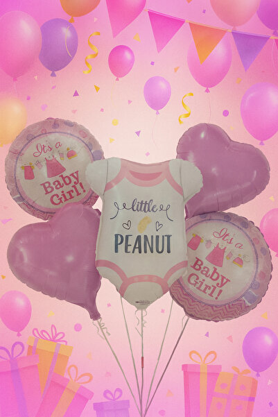 ENG PARTİ DÜNYASI HOŞGELDİN BEBEK LİTTLE PEANUT FOLYO BALON SETİ ENG-33