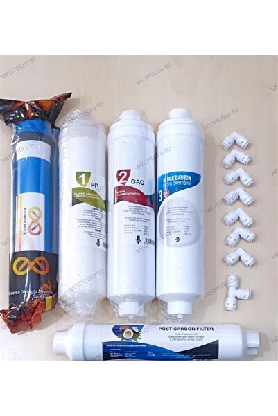 germany water treantment Su Arıtma Cihazı Filtresi İnline Giriş 5'li Filtre Seti