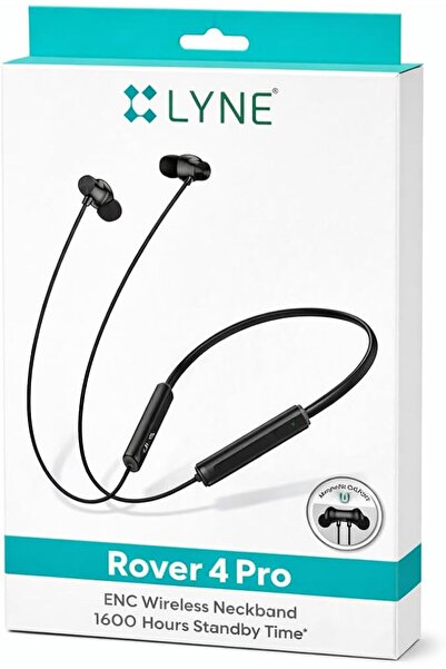 LYNE Rover 4 Pro Wireless Bluetooth Neckband Earphones with ENC