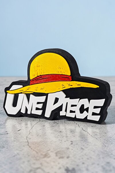Hunga One Piece Logo - Raf Dekoru - Masa Üstü Dekor