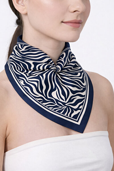 tarzınısec Alege-ți Stilul: Eșarfă/Bandana/Accesoriu Blue Zebra 48x48 cm