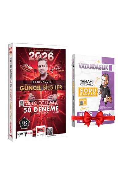 Yargı Yayınları 2026 KPSS Özgür Özkınık En Kapsamlı Güncel Bilgiler 50 Deneme...