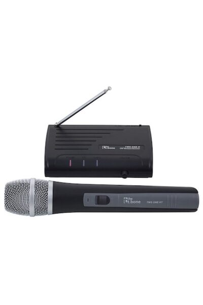 t.bone Microfon Lavalier, TWS One, C Vocal, Negru, Bandă de frecvență UHF