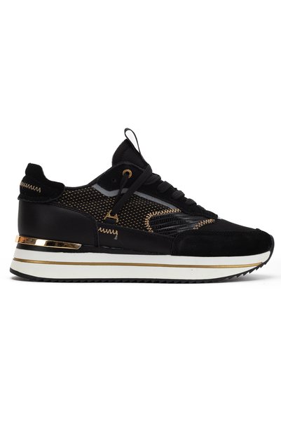 PANORAMA Suede and Genuine Leather Detailed Women's Sneakers