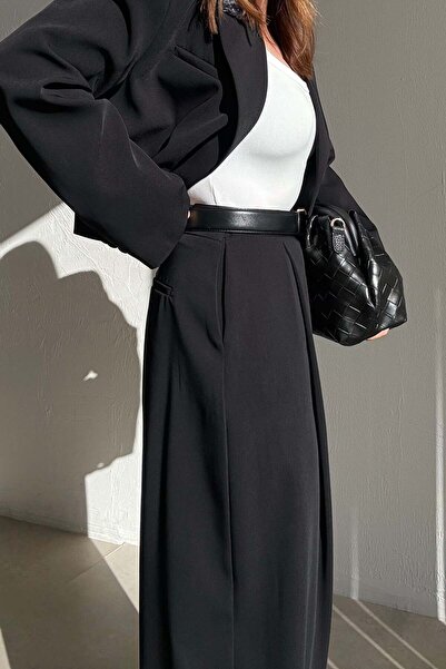 ELVAN TOLON Black Balloon Pants