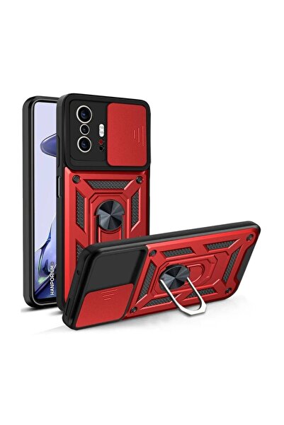 HANPORIUM حافظة متوافقة مع هاتف Mi 11T Pro - غطاء خارجي مدرع للحماية الإضافية...