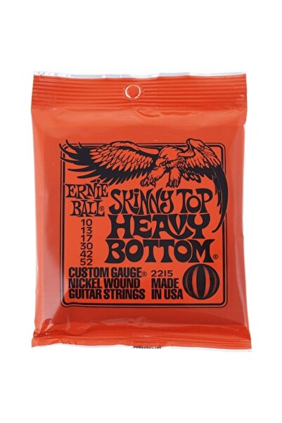 Ernie Ball Corzi de chitară electrică ușoară, calibru 10-52, nichel