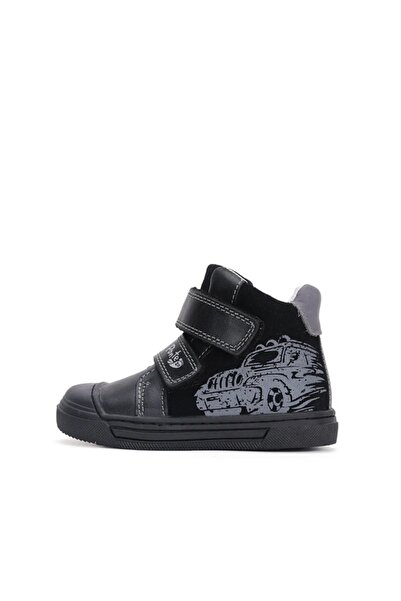 Ponte20 Incaltaminte din piele pentru copii, Ponte20, Black, DA06-2985