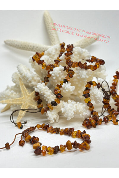 gemsartdeco Amber Bracelet with Cord Special Design