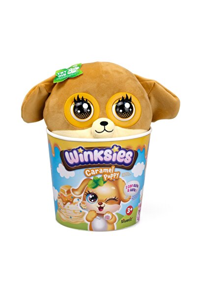 Winksies Карамелско кученце, плюшена играчка, интерактивно кученце