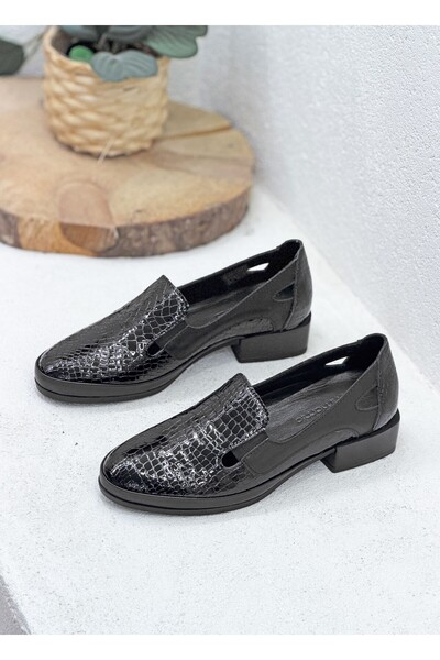 Mammamia D26YA-3290 ORIGINAL DE piele RTOPEDİK PANTOFI DE ZIUA CU TOC DE 3CM ...