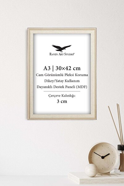 Raven Art Studio Relic A3-30x42cm Bej Poștă foto, document, poster, ramă pent...