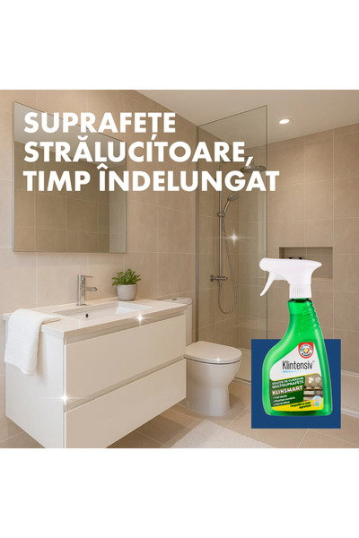 KLINTENSIV KlinSmart Soluție de Curățare cu Efect Remanent 500ml