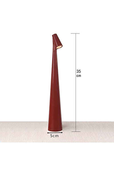 Generic Lampshade with Burgundy Metal Body Living Room Lighting Decorative Ta...