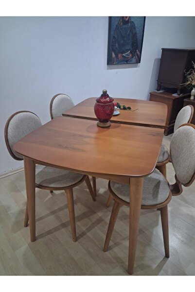 Bengi Ankara Mobilya Masa Sandalye 90643 Retro Ayak Model Kayın Retro Açılır ...