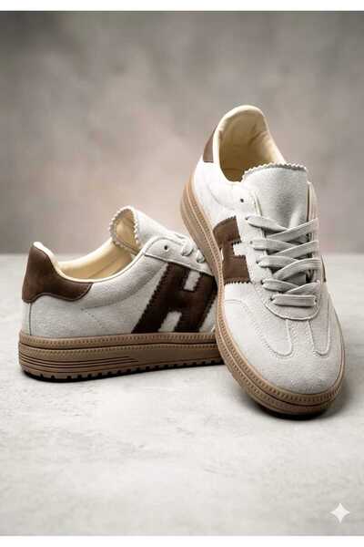 McDark Дамски бежови суедни обувки