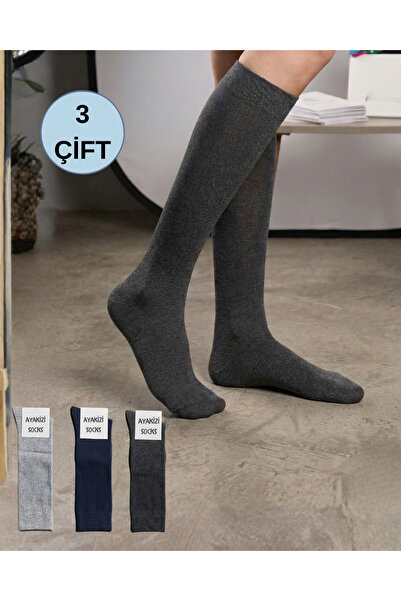 ayakizi socks 3 чифта дамски чорапи до коляното