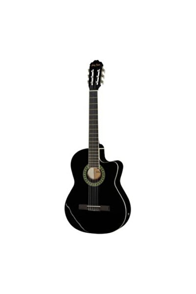 Harley Benton Chitară electro-clasică CG-200EC neagră