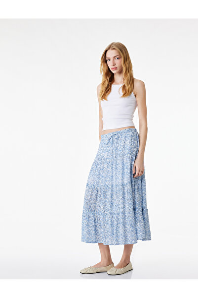 Koton Blue Teenage Ecovero Viscose Skirt