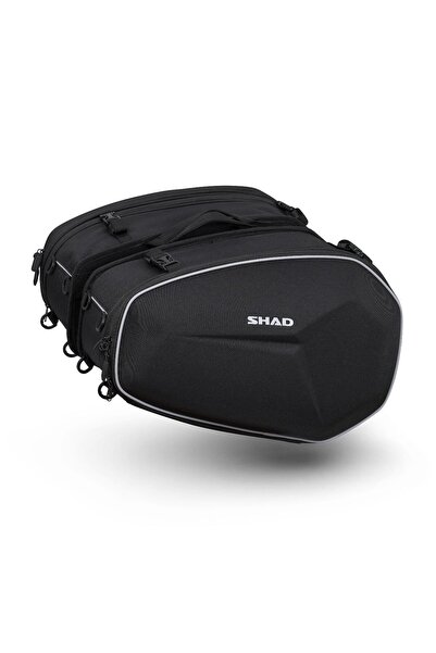Shad GENİŞLEYEBİLİR YAN ÇANTA SETİ 2 KASK İÇİN 46-58 LT UNIVERSAL