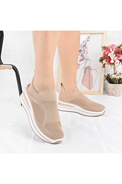 Tmall Women's Sports Shoes, Textile, D1492, Khaki