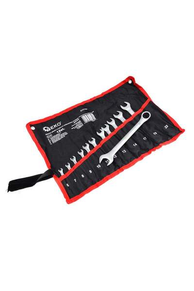 GEKO SET 12 CHEI COMBINATE FIXE SI INELARE CrV 6-22MM -