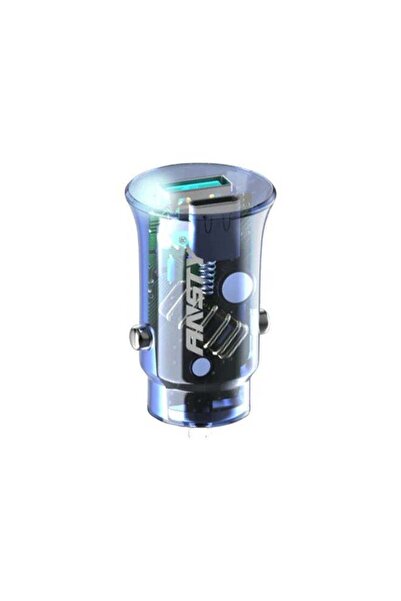ANSTY CAR-014 PD 30W Dual Port Car Charger - Fast Charging, Intelligent Safet...