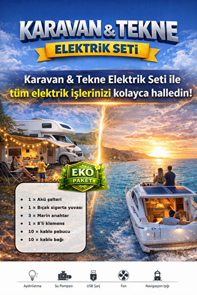 OGESSAN karavan & tekne elektrik seti (eko paket)