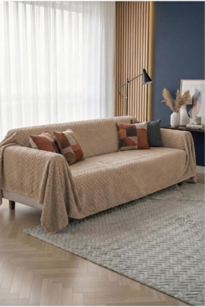 Çeyiz Diyarı Burete Wellsoft husă pentru canapea 170x210 Cm Cappucino