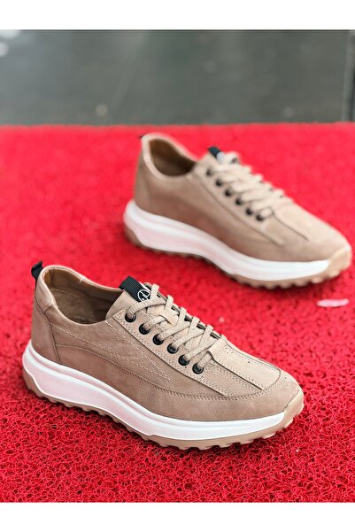 GÜLERSHOES Garantili Hakiki Deri Yazlık Hafif Ortopedik Lastikli Erkek Casual...