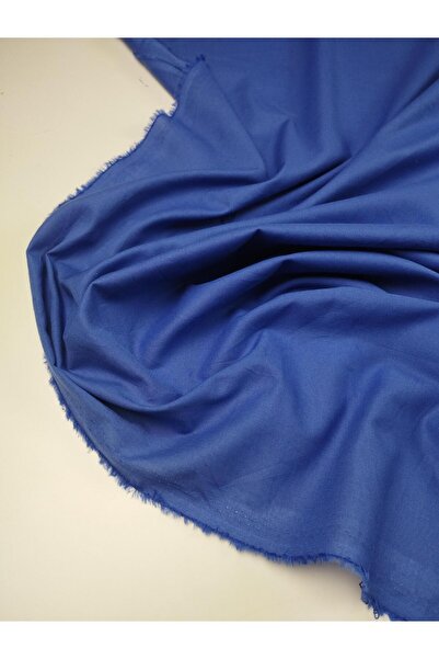 Kumaş Parça Țesătură Voile bumbac în culoarea albastru închis 140x225cm