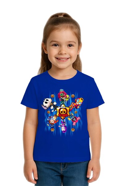 SEDİRLİ Unisex Brawl Stars με τύπωμα Παιδικό μπλουζάκι από χτενισμένο βαμβακε...