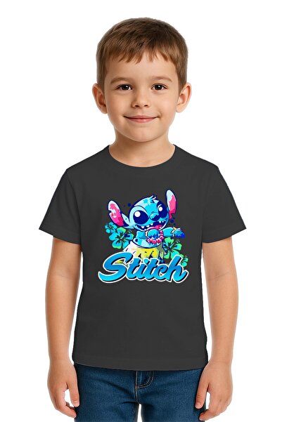 SEDİRLİ تي شيرت للأطفال من الجنسين من ستيتش مطبوع مصنوع من قماش قطني ممشط قطن...