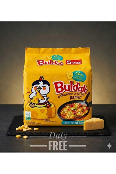 hijazigroup Hot chicken ramen cheese 140 GR(5adet)