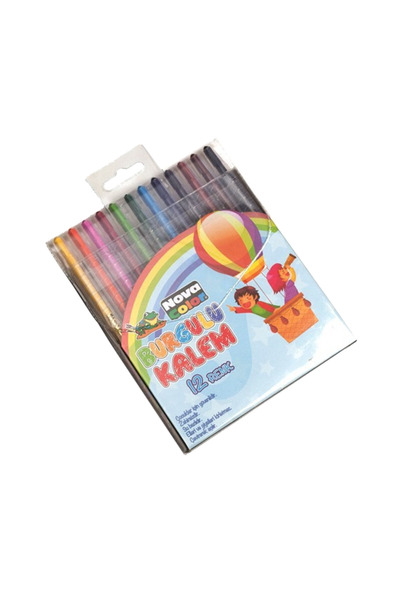 Nova Color Mum Pastel Paint Erasable Round 12 Colors Nc-2122