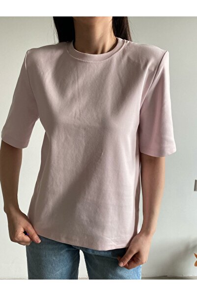 Bade Butik Pink Padded Basic T-Shirt
