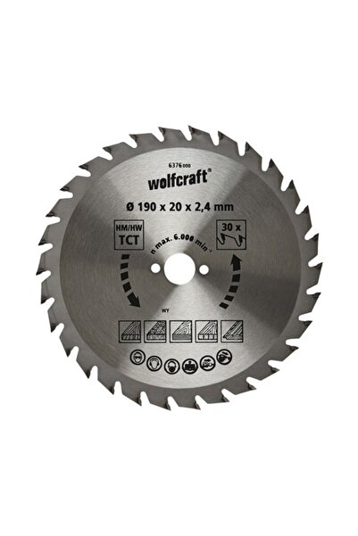 Wolfcraft Disc fierastrau circular Ø190x2,4x20 mm 30 dinti