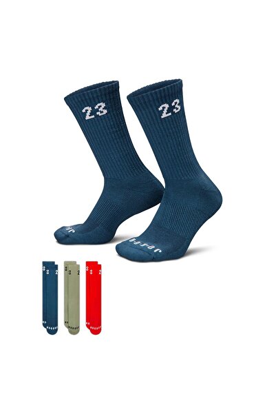 Nike Da5718-930 U J Essential Crew 3Pr 3-Pack Sports Socks