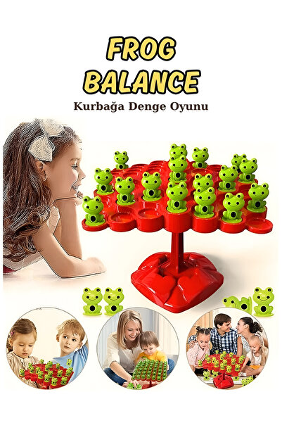 Brother Toys Kurbağa Denge Oyunu Ebeveyn ve Çocuk Etkileşimi Eğitici Oyuncak ...