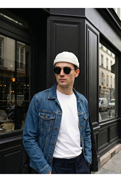 emybox Gabardine No-Visor Docker Sailor Mickey Hat - Adjustable Foldable Inne...