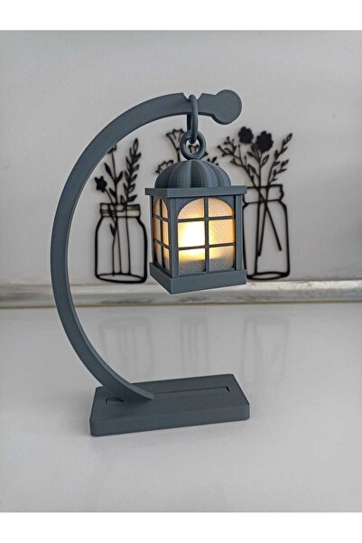 smilechild 23 CM PLASTİKTİR Led Aydınlatmalı Dekoratif Fener Mumluk 1 ADET LE...