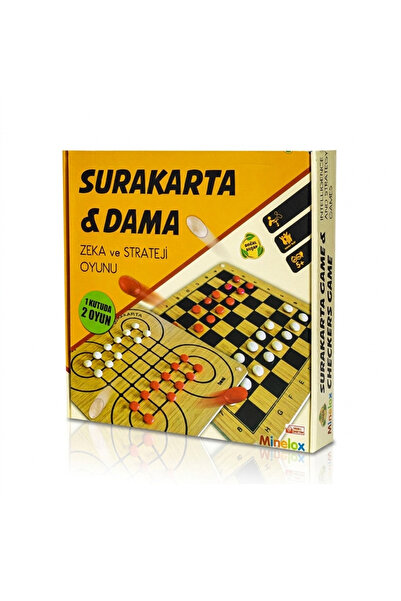 minelox Bemi Surakarta ve Dama Kutu Oyunu 2 in 1 arada