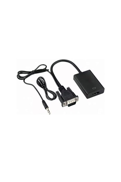 Bugatek محول BGHV من Vga إلى HDMI بطول 20 سم