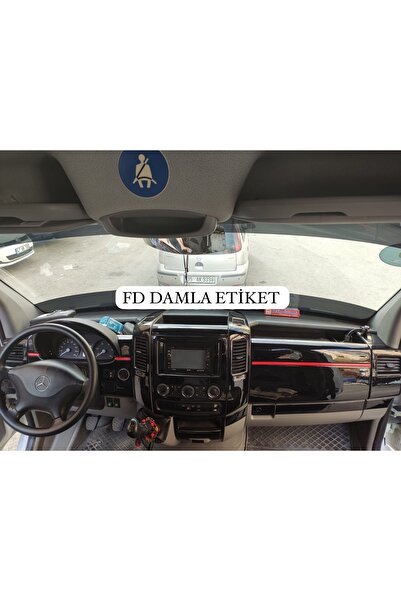 FD Damla Etiket طقم كامل لسيارة مرسيدس سبرينتر يشمل لوحة القيادة والكونسول وا...