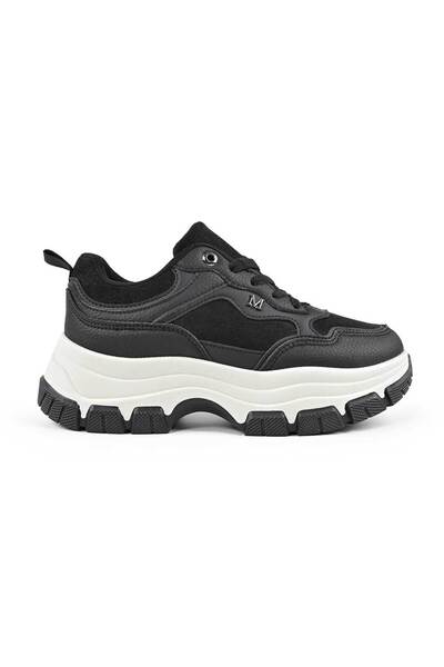 Tmall Women's Sports Shoes, Made of Ecological Leather, D1499, Black