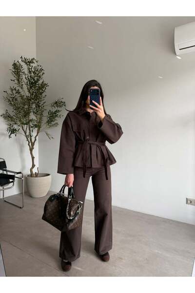 Bade Butik Σετ Τζιν με καφέ ζώνη