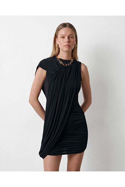 Magdarel Astra Black Dress