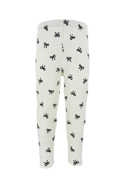 Kidiba Girl's Report Leggings Patterned Stretchy Cotton